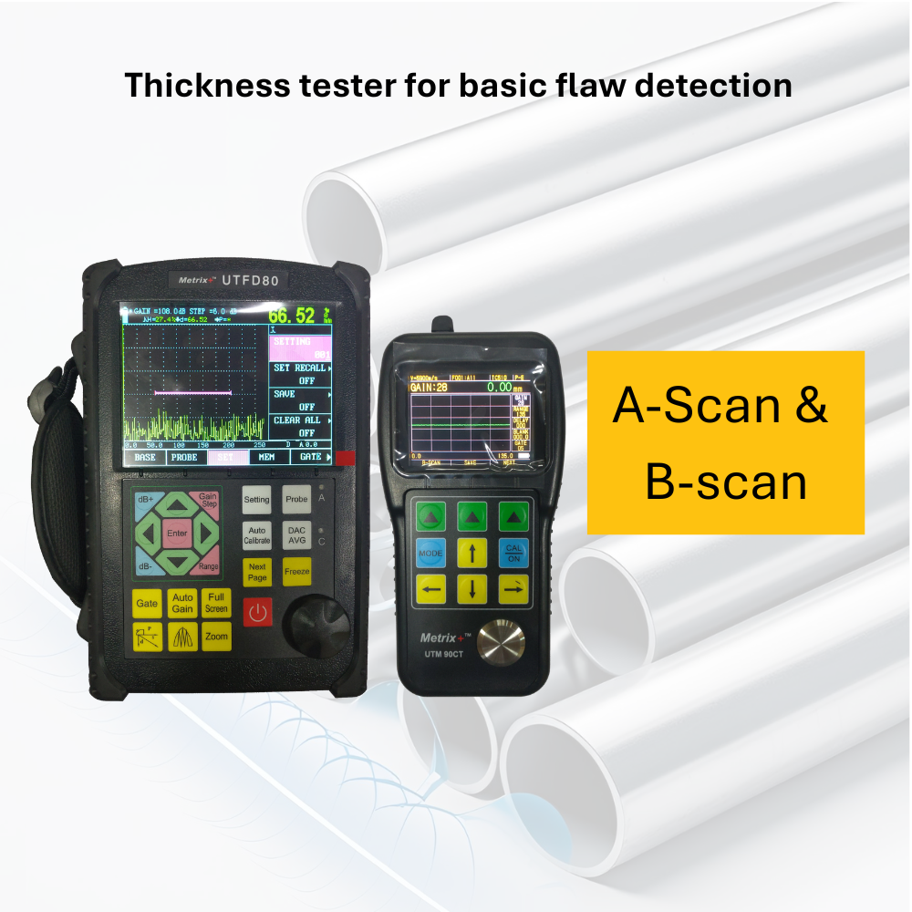 Ultrasonic Thickness Testing to check flaws inside materials